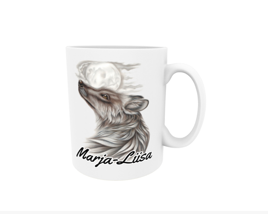 Marja-Liisa / Susi -Name mug (20mm text)