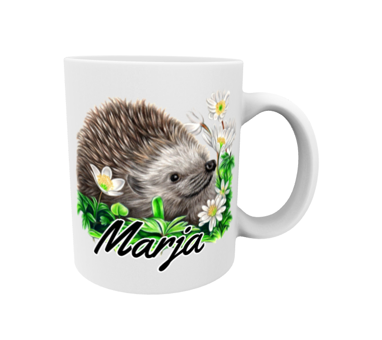 Marja / Siili ja Kukat -Muki
