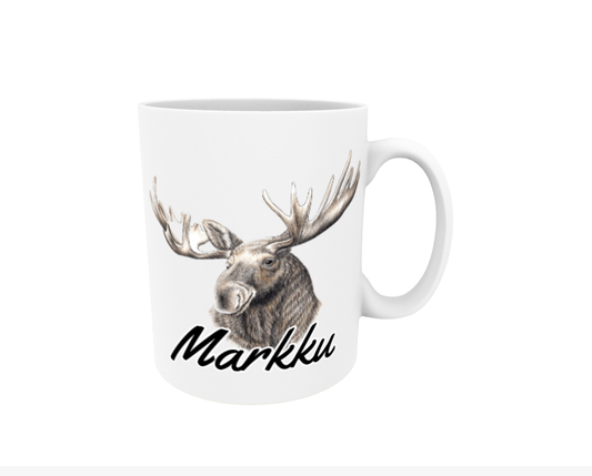 Markku / Hjort - Namnmugg