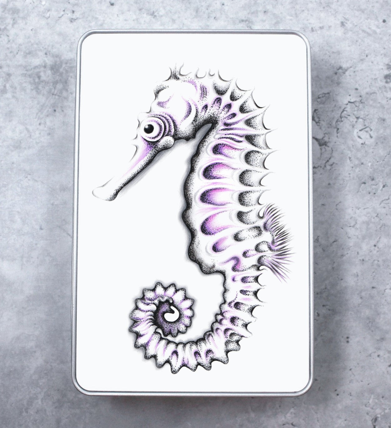Seahorse - Tin box