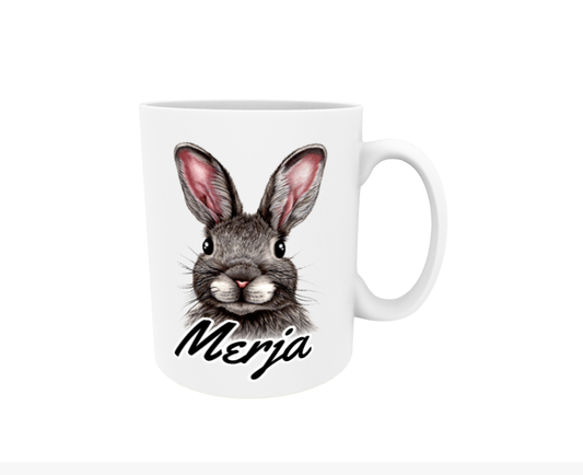 Merja / Brown Bear - Name Mug
