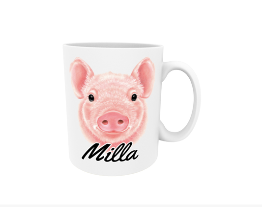 Milla / Pig - Name Mug