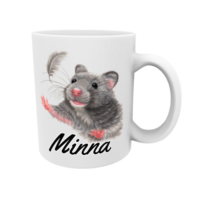Minna / Mouse and Feather Mug
