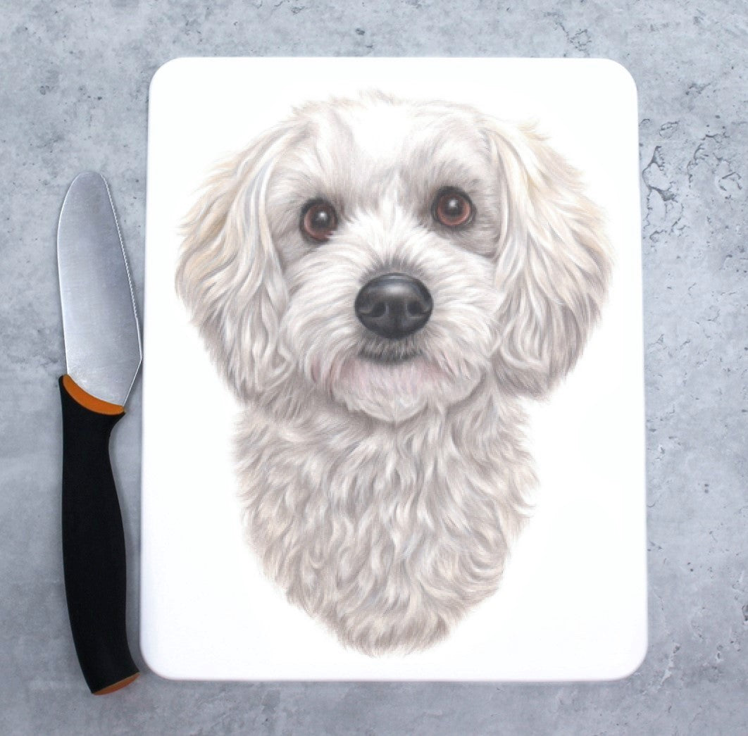 Coton De Tulear -Leikkuulauta (Koirarodut)