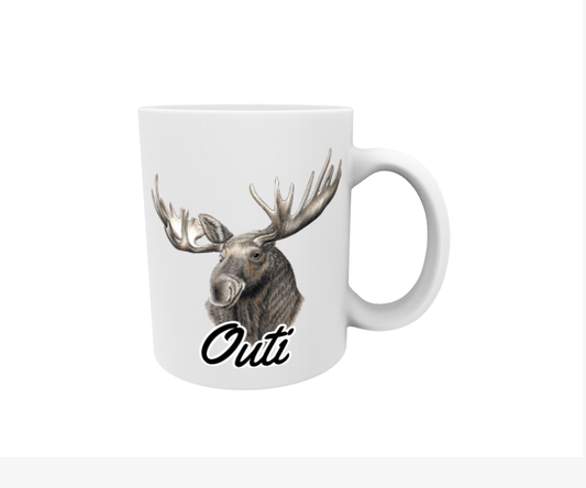 Outi / Deer - Name Mug