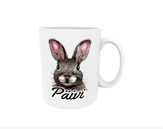 Päivi / Rusakko -Name mug