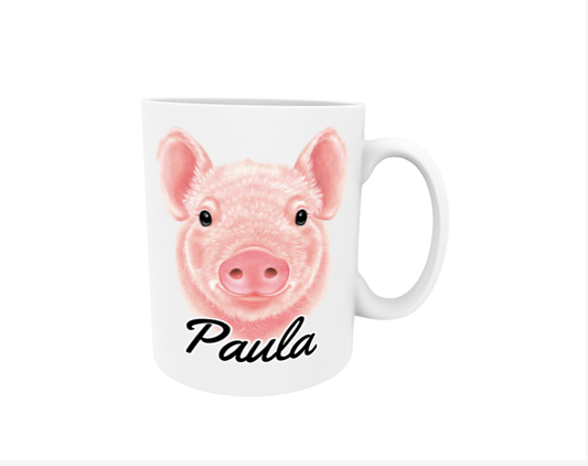 Paula / Pig - Name Mug