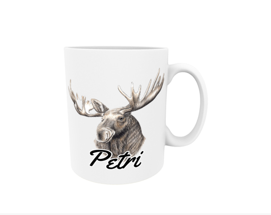 Petri / Hjort - Namnmugg