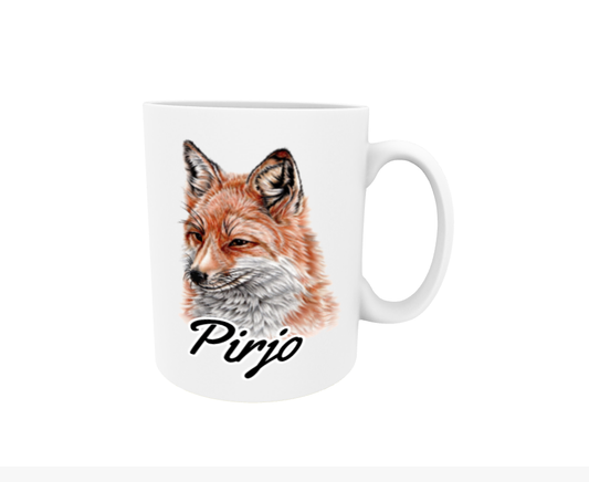 Pirjo / Fox - Name mug