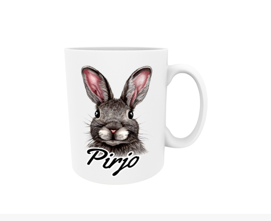 Pirjo / Rusakko - Name mug
