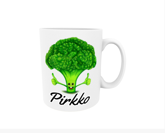 Pirkko / Asparagus -Name Mug