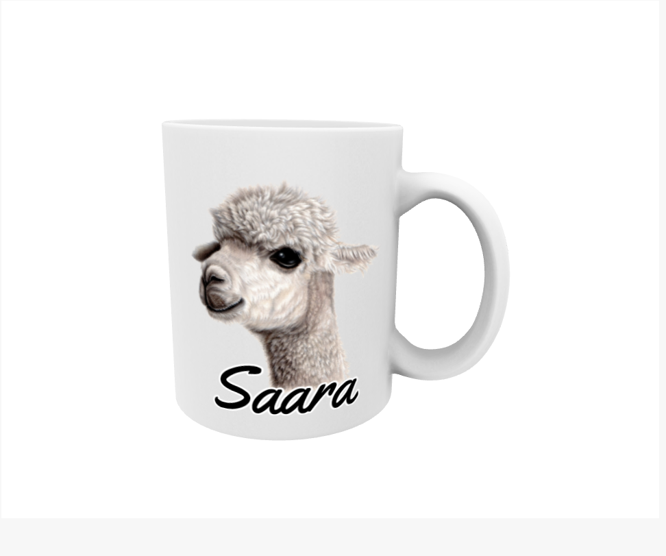 Saara / Alpaca / Lama - Namnmugg