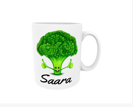 Saara / Asparagus -Name Mug