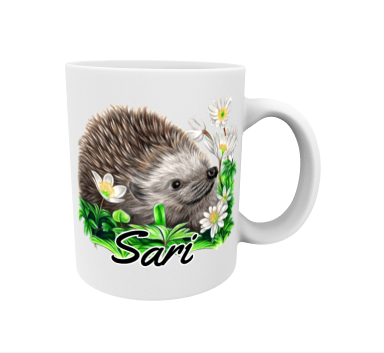 Sari / Siili ja Kukat -Muki
