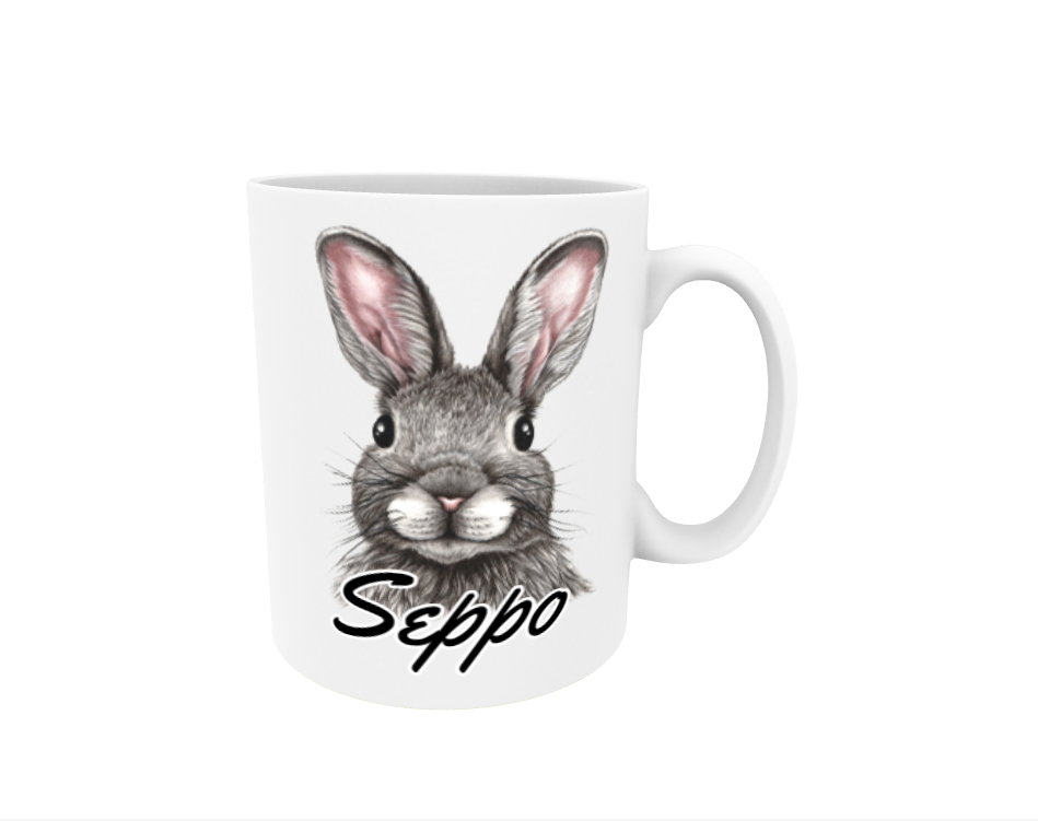 Seppo / Rusakko -Name mug