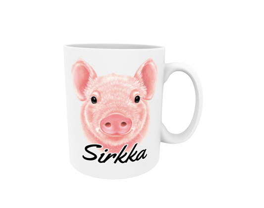 Cricket / Pig - Name Mug
