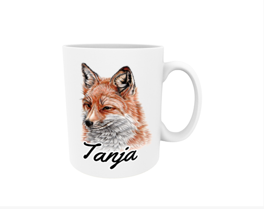 Tanja / Fox - Name Mug