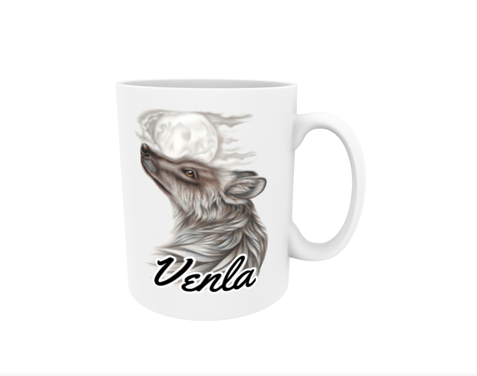 Venla / Wolf - Name Mug