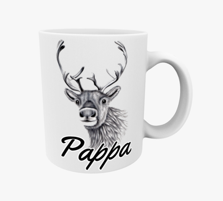Pappa / Poro Harmaa -Muki