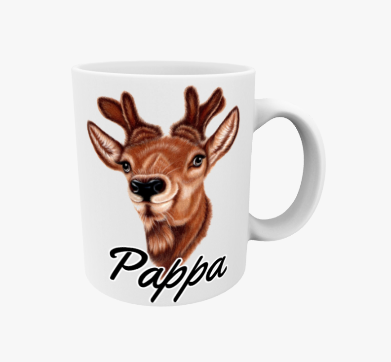 Pappa / Poro Ruskea -Muki