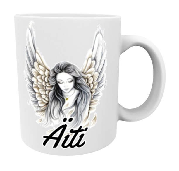 Äiti / Enkeli -Muki