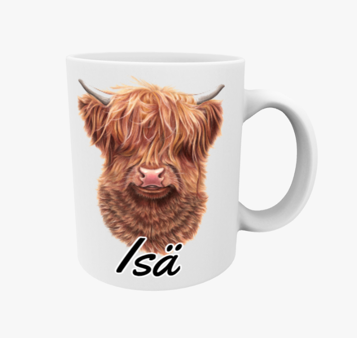 Isä / Ylämaankarja -Muki