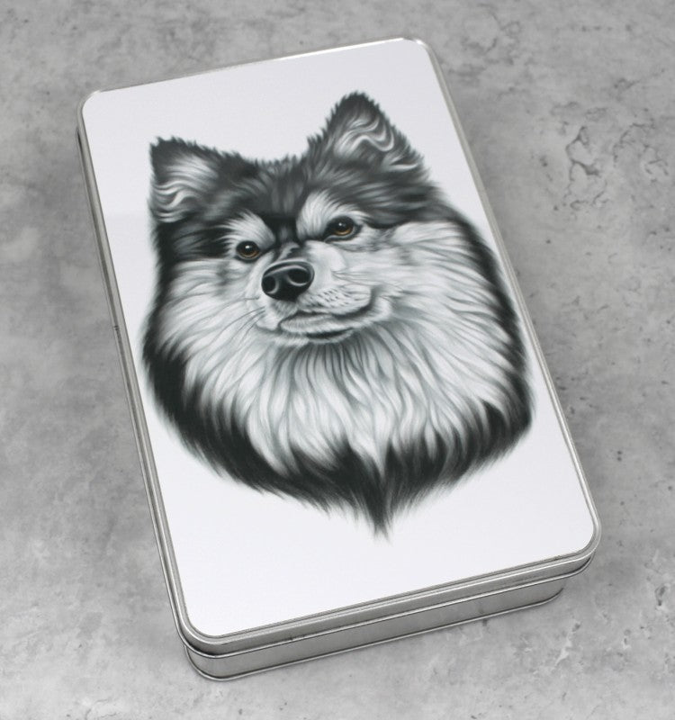 Lapphund / Finsk lapphund - Plåtlåda (Hundraser)