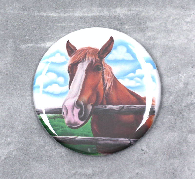 Finnish Horse - Button (Horse)