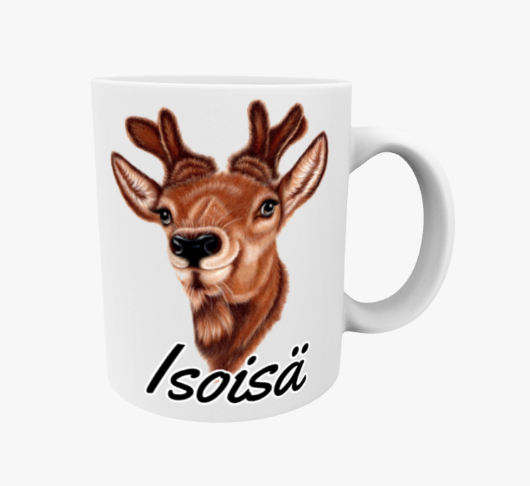 Isoisä / Poro Ruskea -Muki