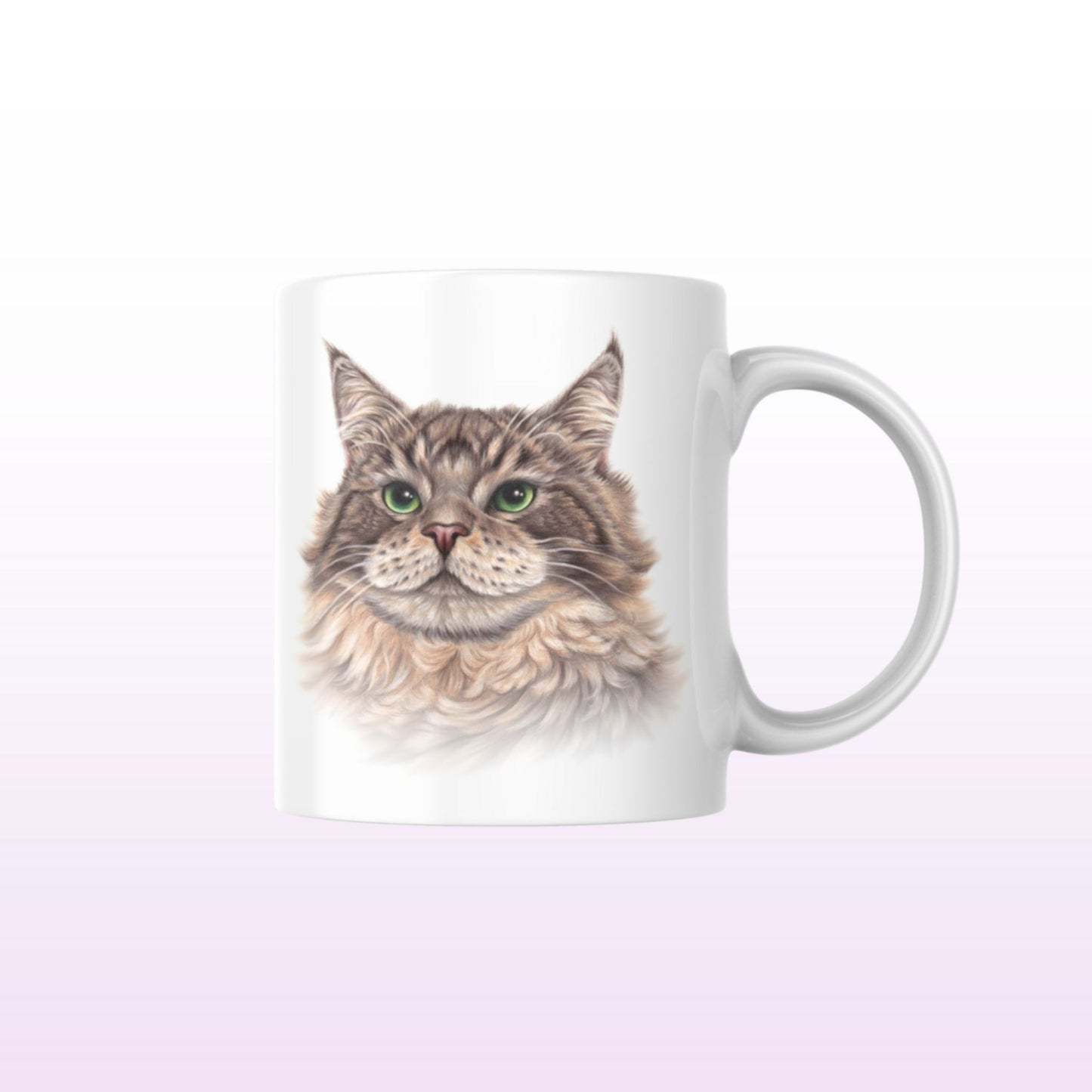 Maine Coon -Muki (Kissarodut, Kissa muki, Kisu) - ArtByAnnaK