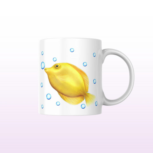 Fish Yellow Mug 