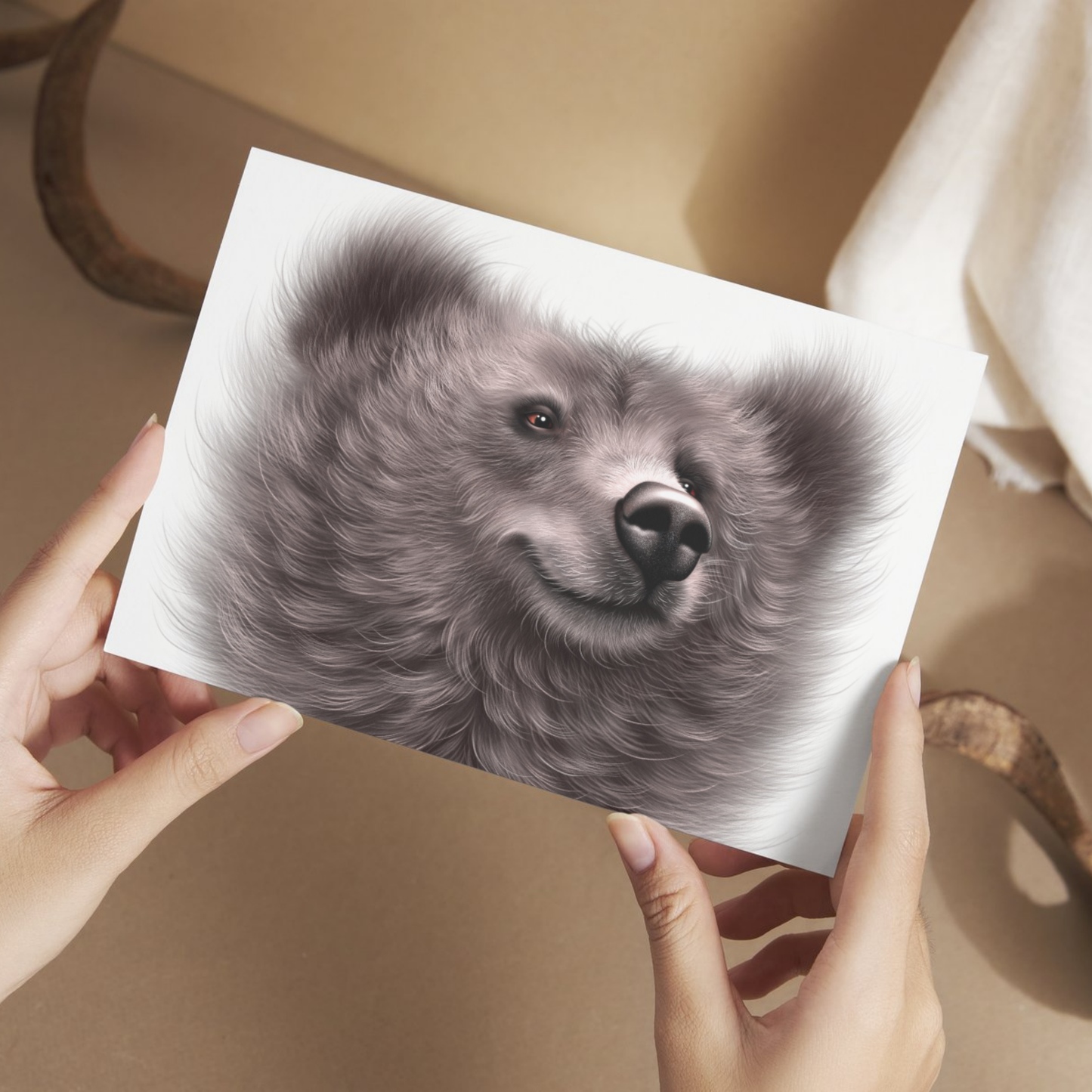 Bear -Postcard