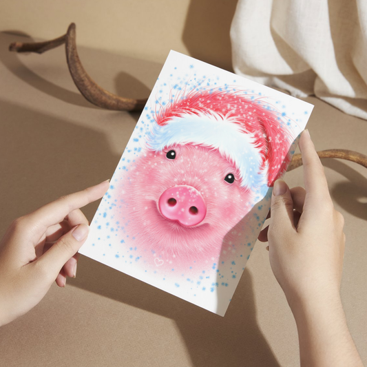 Possu Joulu -Postikortti (Sika)