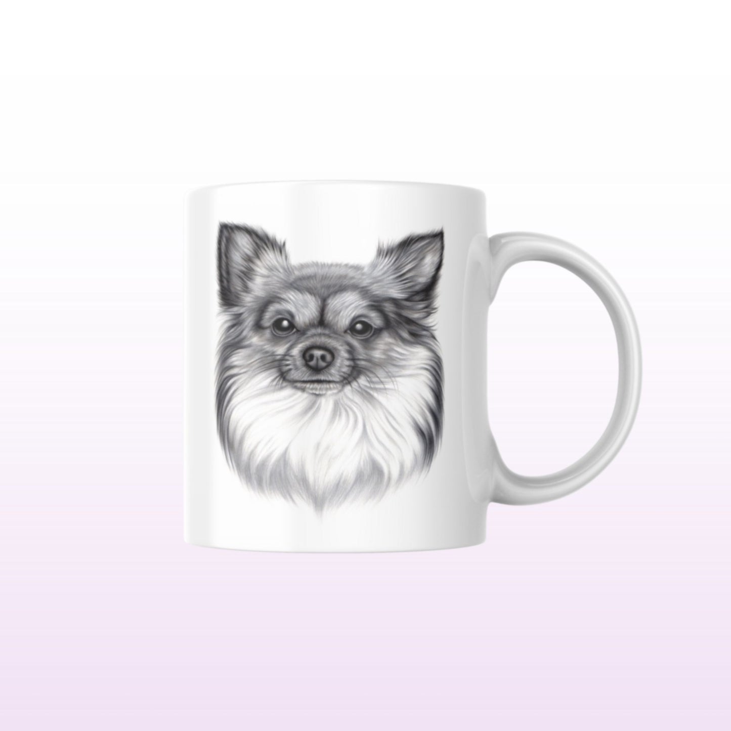 Chihuahua Pitkäkarvainen -Muki (Koirarodut) - ArtByAnnaK