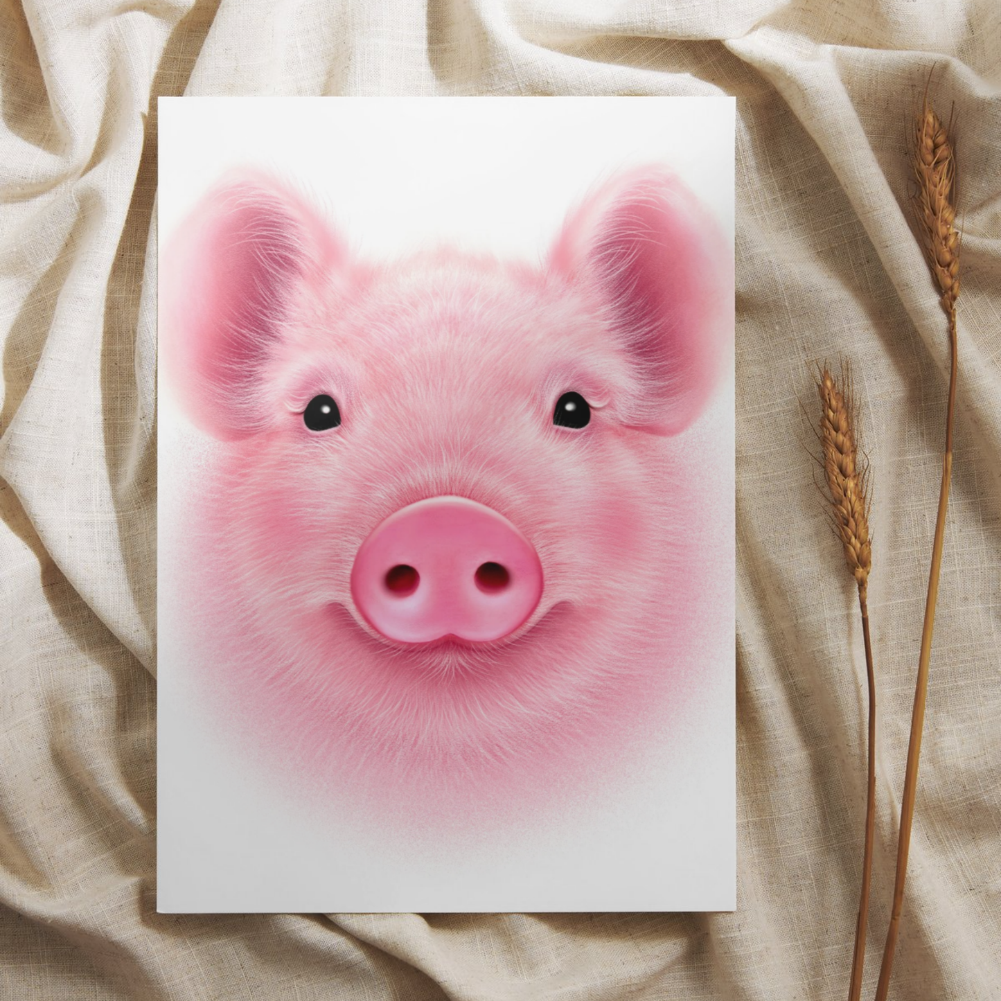 Pig Postcard (Pig)