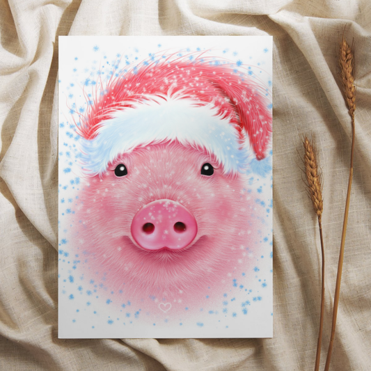 Possu Joulu -Postikortti (Sika)