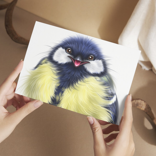 Lintu -Postikortti (Talitiainen) 2