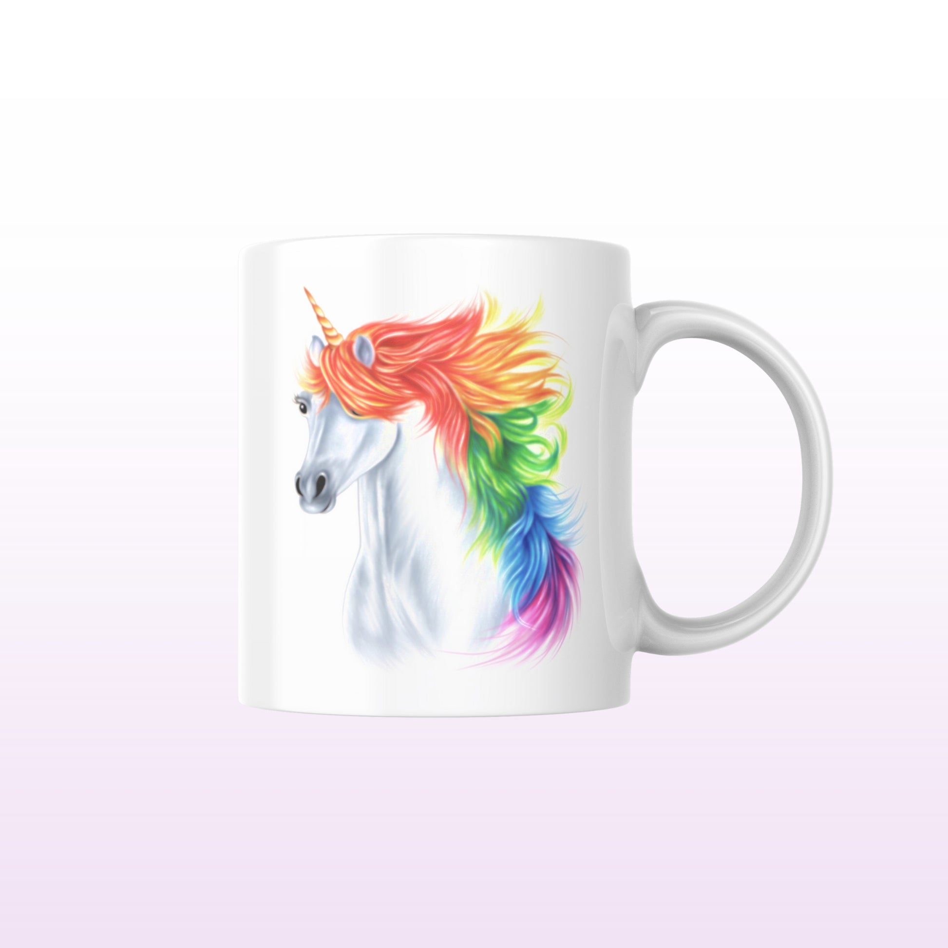 Yksisarvinen Sateenkaari -Muki - ArtByAnnaK