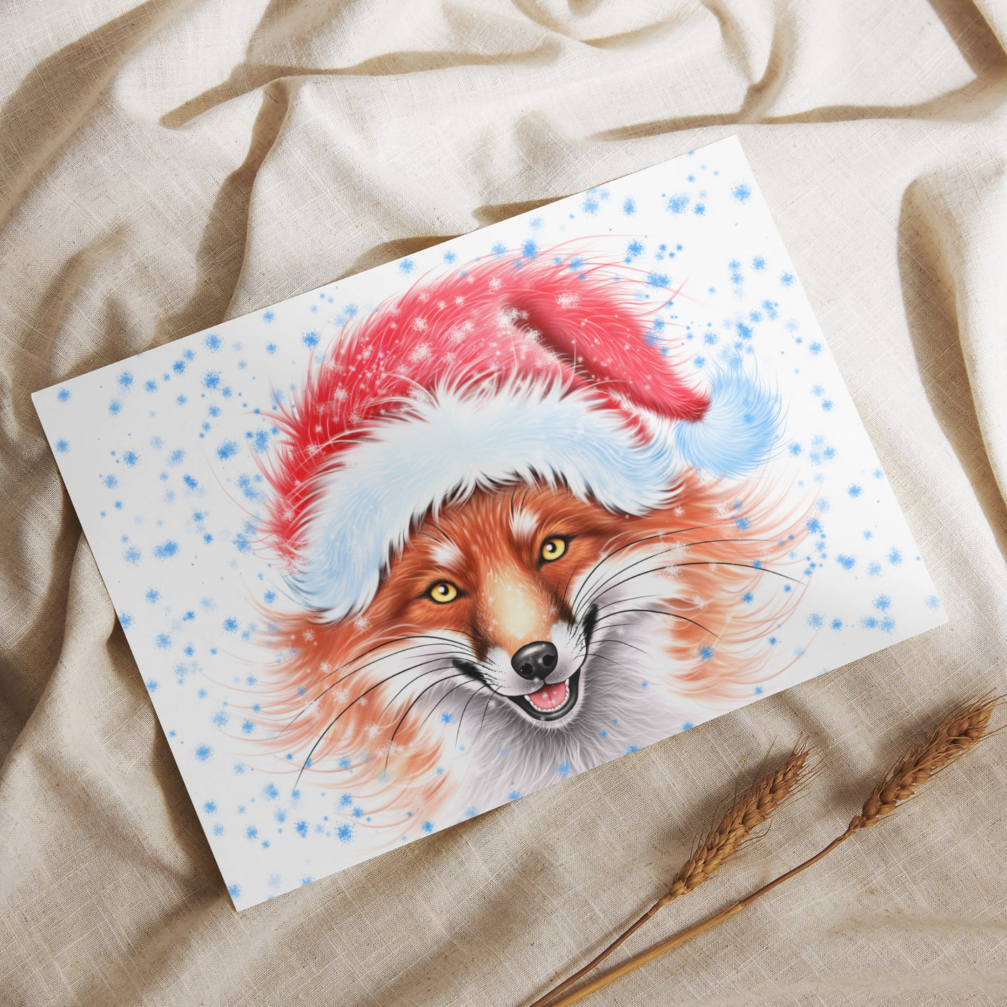 Kettu Joulu -Postikortti