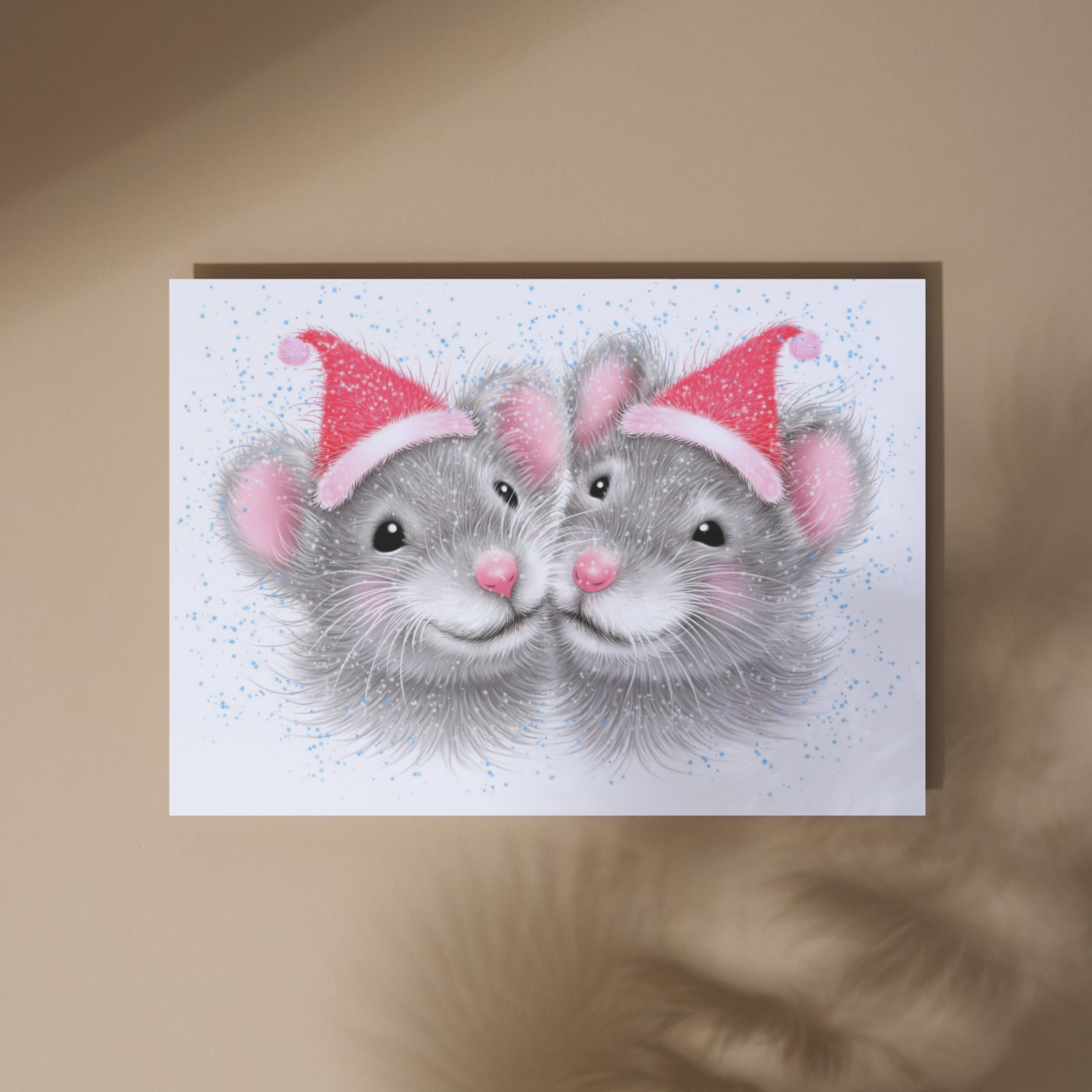 Hiiripari Joulu -Taideprintti (Hiiri)