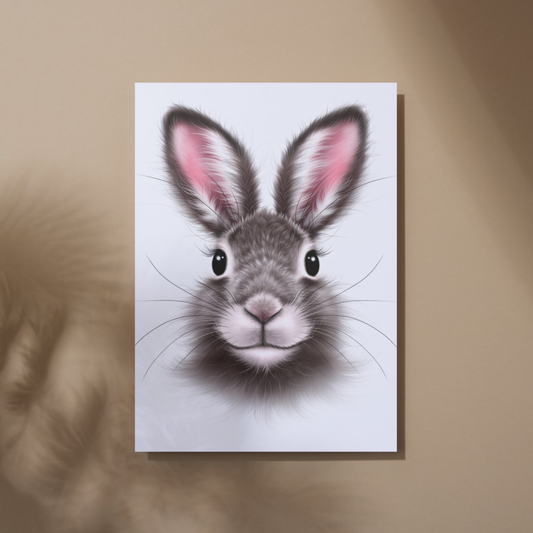 Hare - Konsttryck (Kanin)