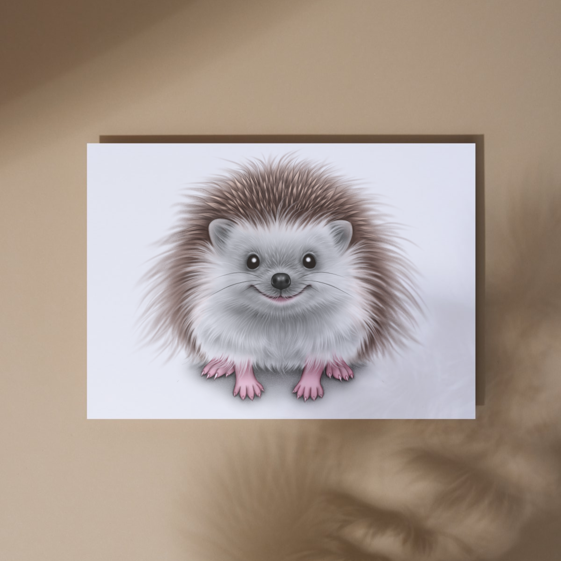 Siili -Taideprintti 2 - ArtByAnnaK