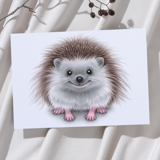 Siili -Taideprintti 2 - ArtByAnnaK