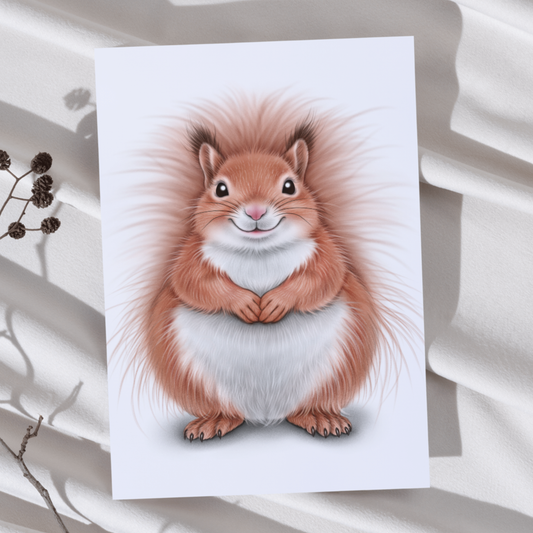 Orava -Taideprintti - ArtByAnnaK