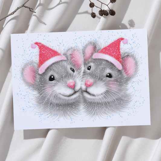 Hiiripari Joulu -Taideprintti (Hiiri)