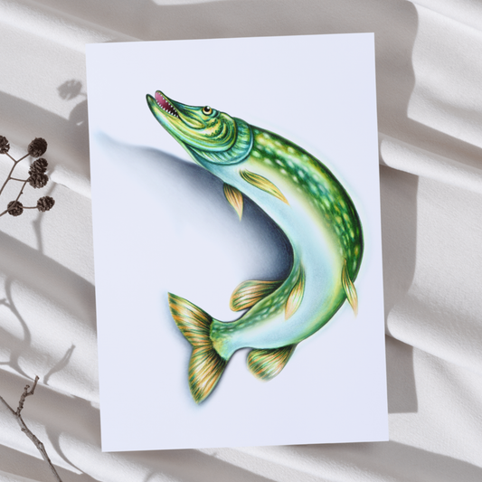 Pike -Art Print (Fish)