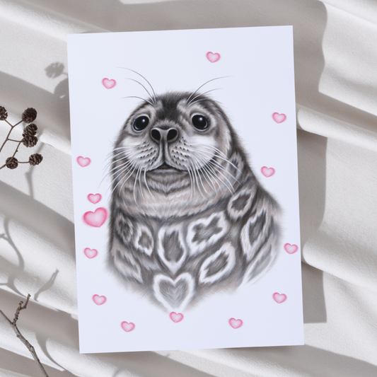 Sigill / Saimaa Sigill och hjärtan - Konsttryck