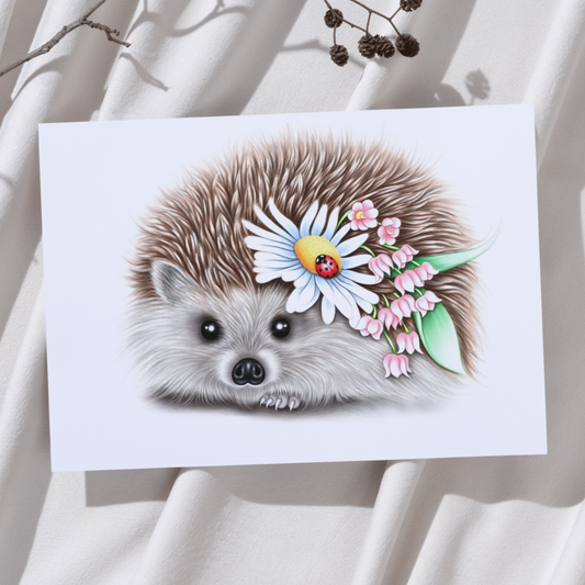 Igelkott - Konsttryck