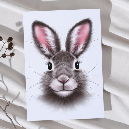 Brown Hare -Art Print (Bunny)