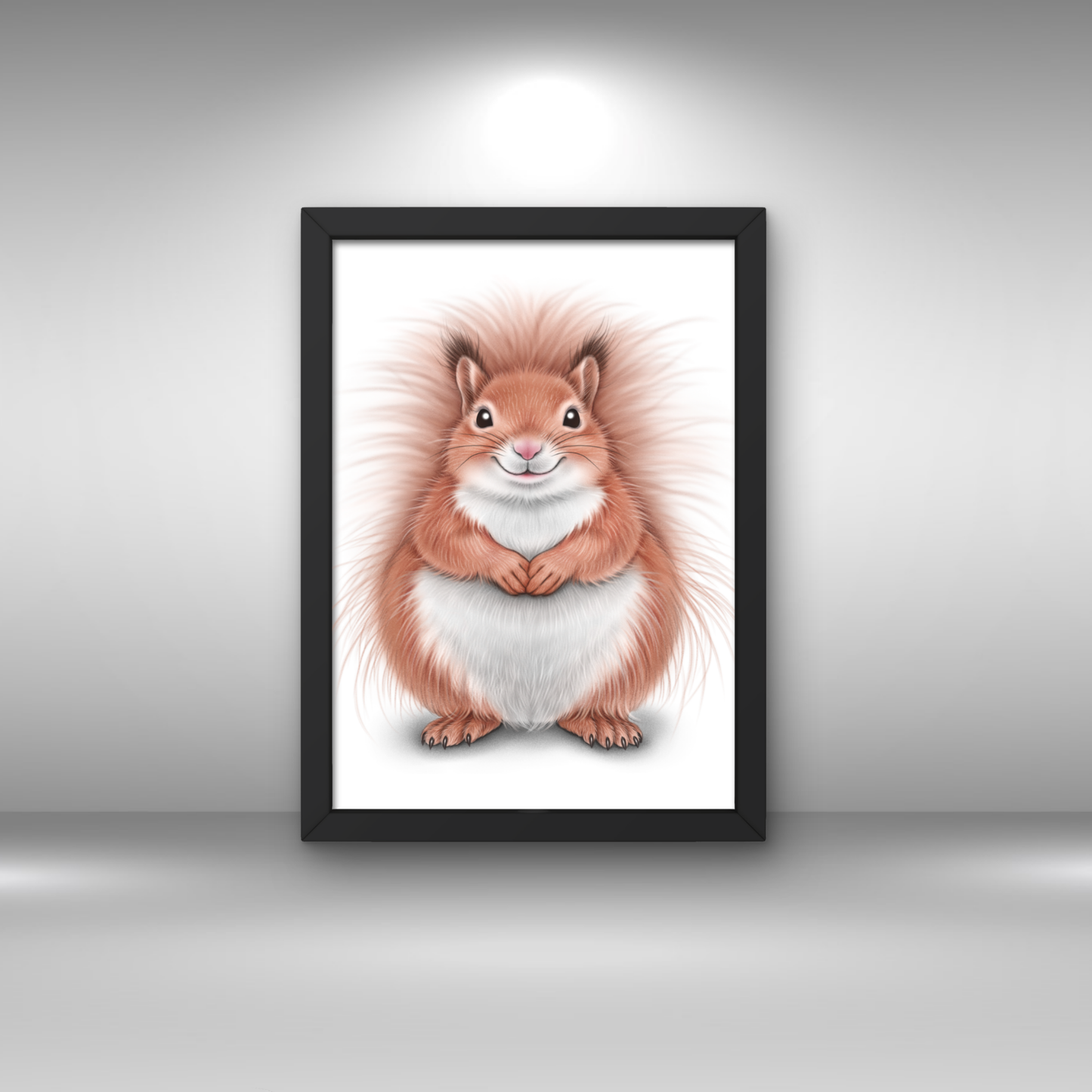 Orava -Sisustustaulu - ArtByAnnaK